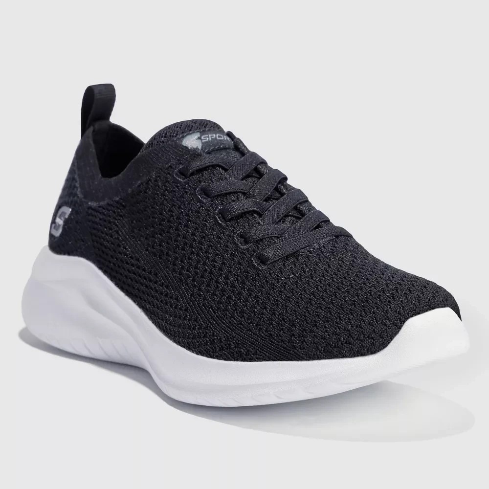Women's S Sport By Skechers Resse 2.0 Elastic Gore Sneakers - Black 11 - Picture 5 of 8